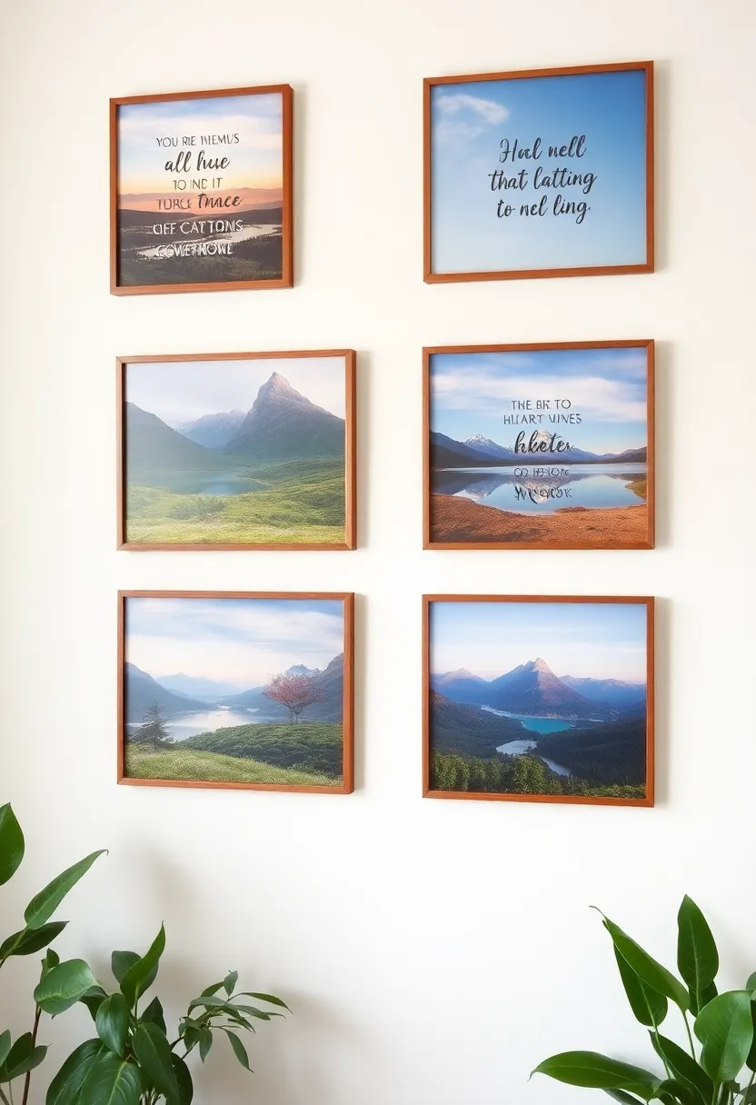25 Picture Wall Ideas That Instantly Turn Blank Walls Into Art 148 25 Picture Wall Ideas That Instantly Turn Blank Walls Into Art - 22. Inspirational Nature Quotes