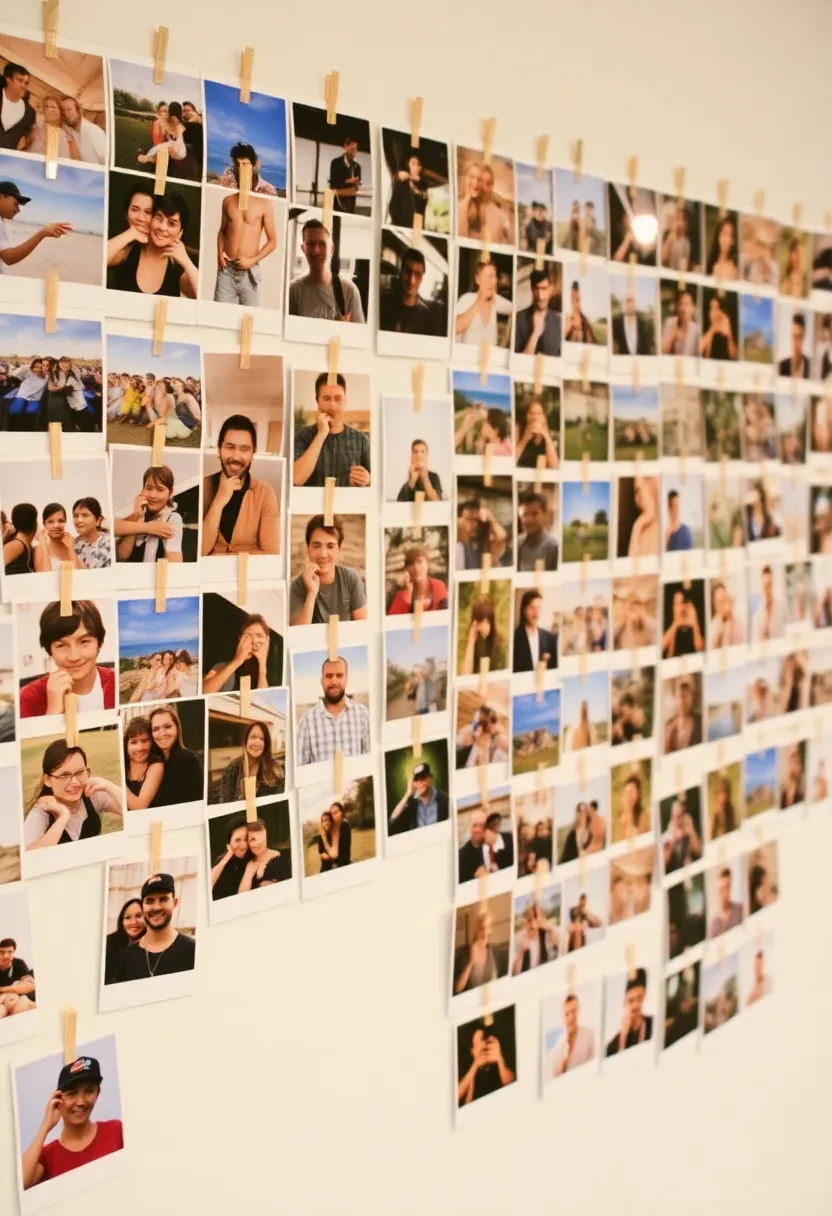 25 Picture Wall Ideas That Instantly Turn Blank Walls Into Art 155 25 Picture Wall Ideas That Instantly Turn Blank Walls Into Art - 23. Interactive Photo Wall