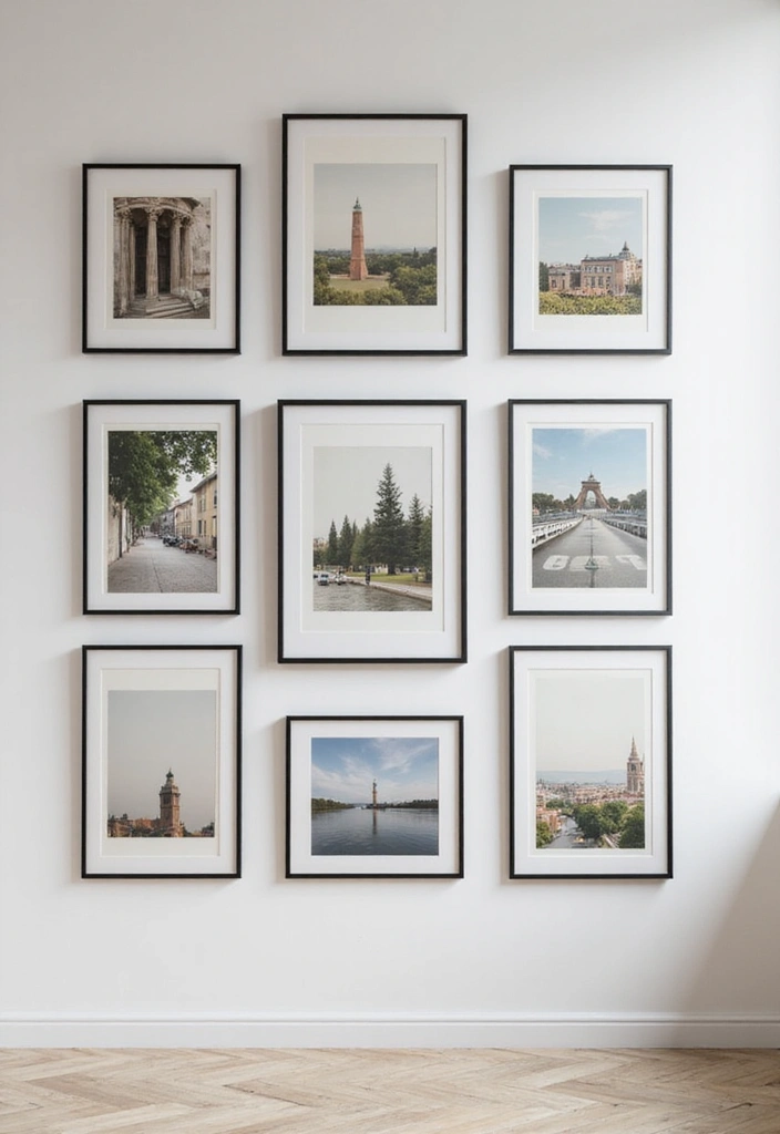 25 Picture Wall Ideas That Instantly Turn Blank Walls Into Art 15 25 Picture Wall Ideas That Instantly Turn Blank Walls Into Art - 3. Grid Layout