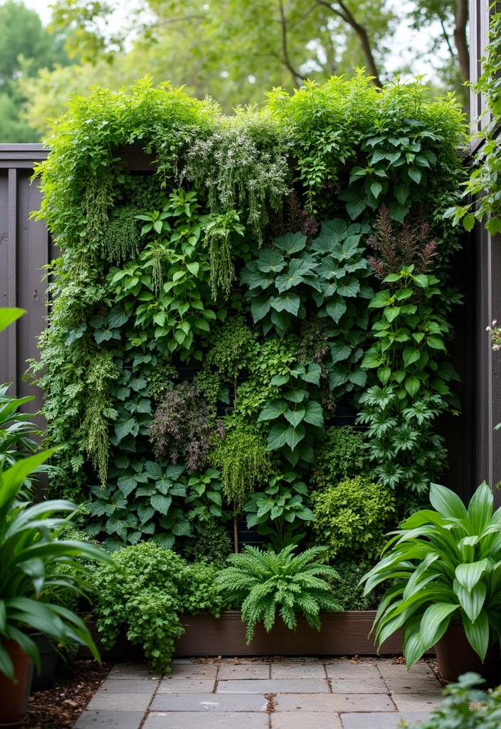 25 Privacy Wall Ideas to Create a Peaceful Backyard Oasis 1 25 Privacy Wall Ideas to Create a Peaceful Backyard Oasis - 1. Lush Vertical Garden Wall
