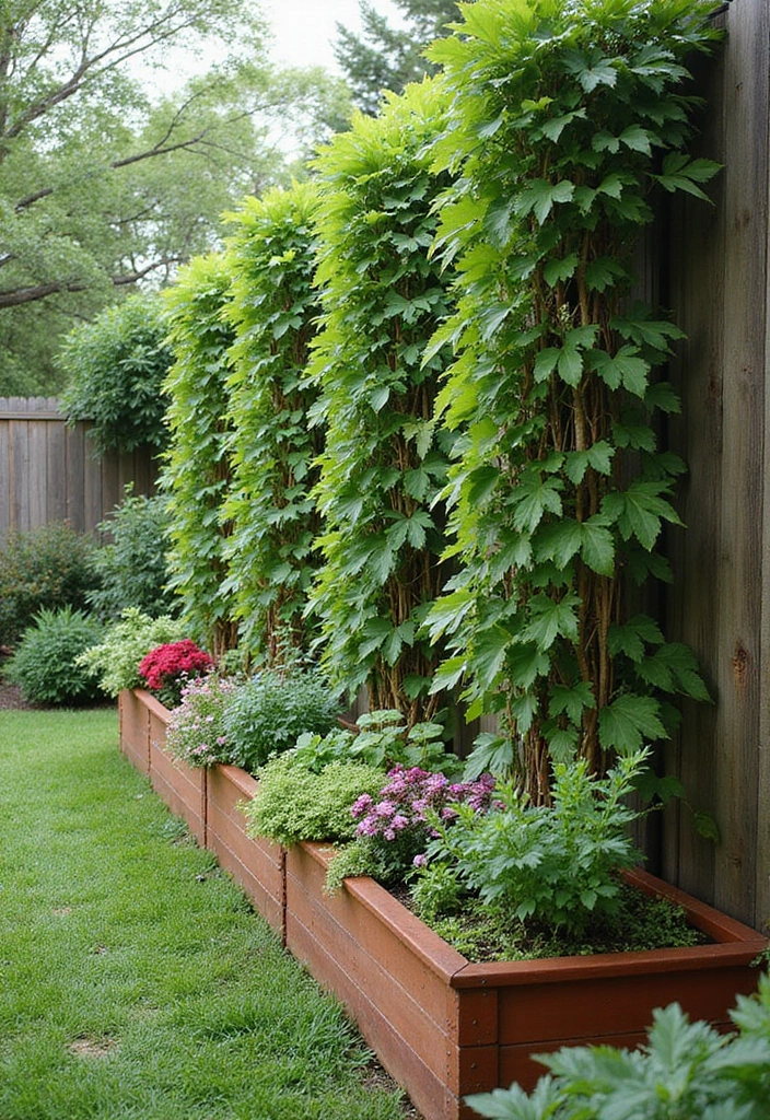 25 Privacy Wall Ideas to Create a Peaceful Backyard Oasis 81 25 Privacy Wall Ideas to Create a Peaceful Backyard Oasis - 15. Tall Planter Boxes for Privacy