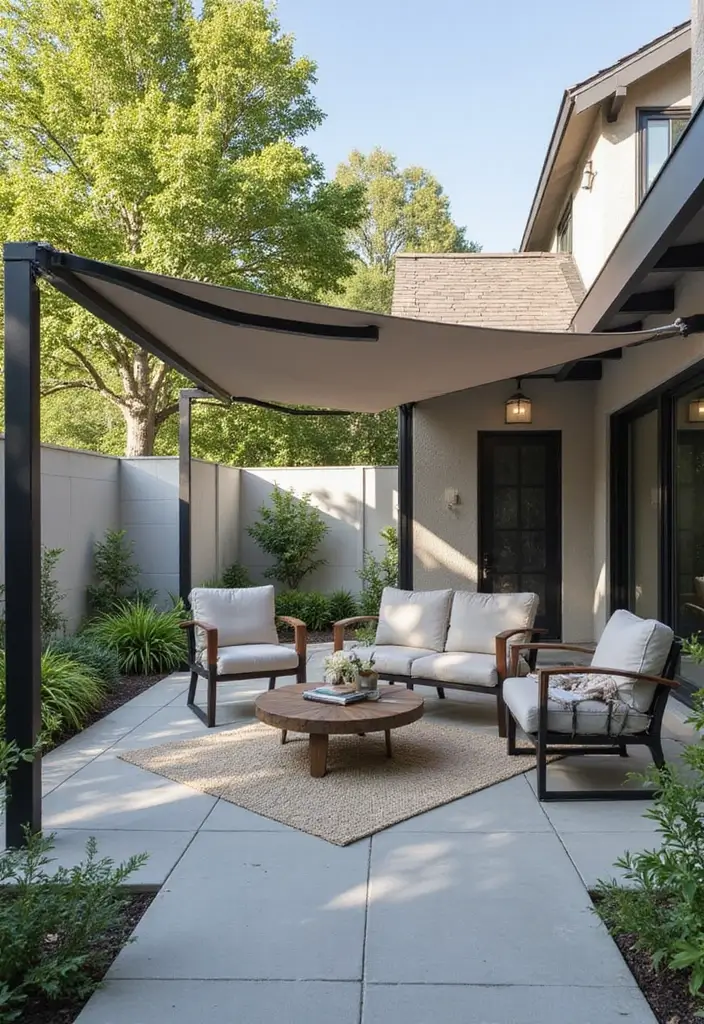 25 Privacy Wall Ideas to Create a Peaceful Backyard Oasis 135 25 Privacy Wall Ideas to Create a Peaceful Backyard Oasis - 25. Modern Privacy Blinds