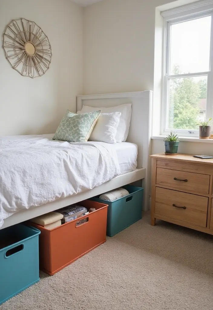 25 Room Storage Ideas That Instantly Make Life Easier 1 25 Room Storage Ideas That Instantly Make Life Easier - 1. Under-Bed Storage Bins