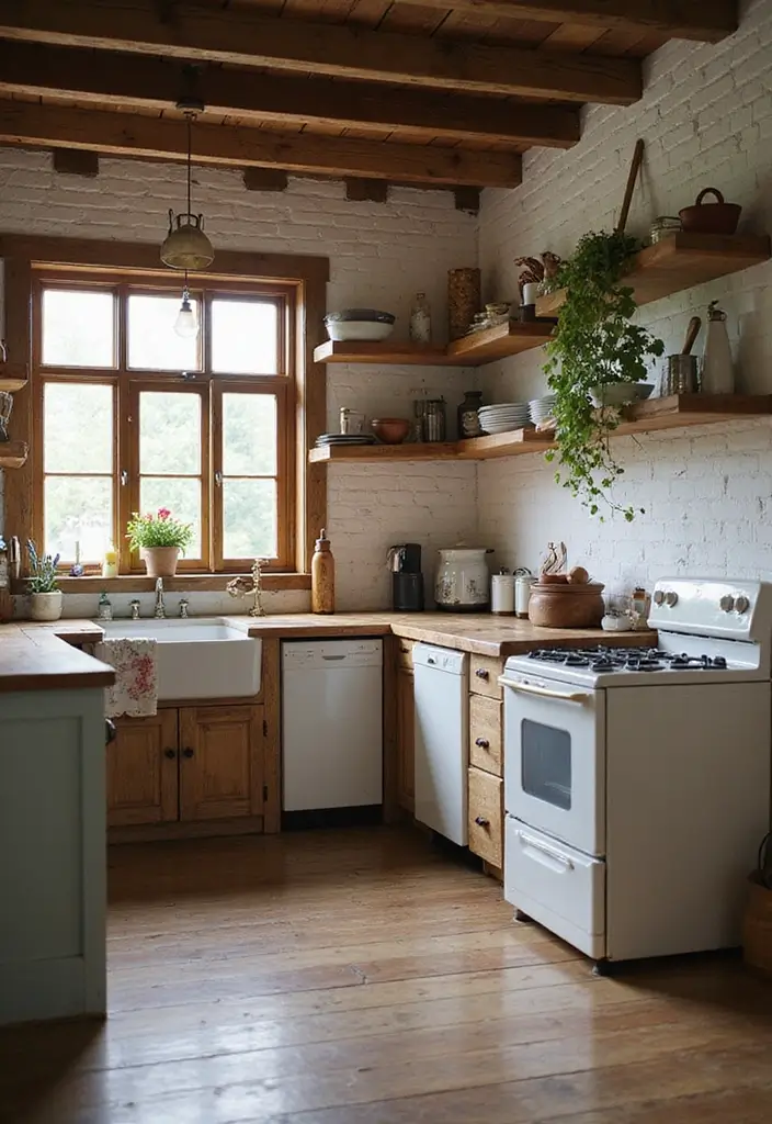 25 Sims 4 Kitchen Ideas to Inspire Real Life Designs - 1. Rustic Farmhouse Charm