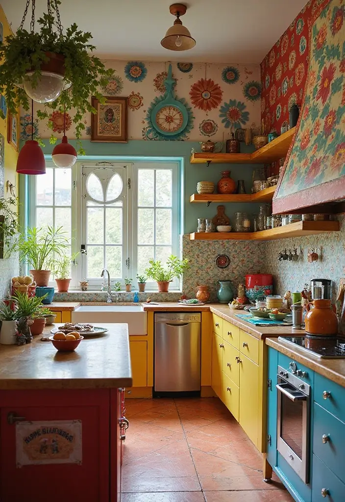 25 Sims 4 Kitchen Ideas to Inspire Real Life Designs - 4. Colorful Eclectic