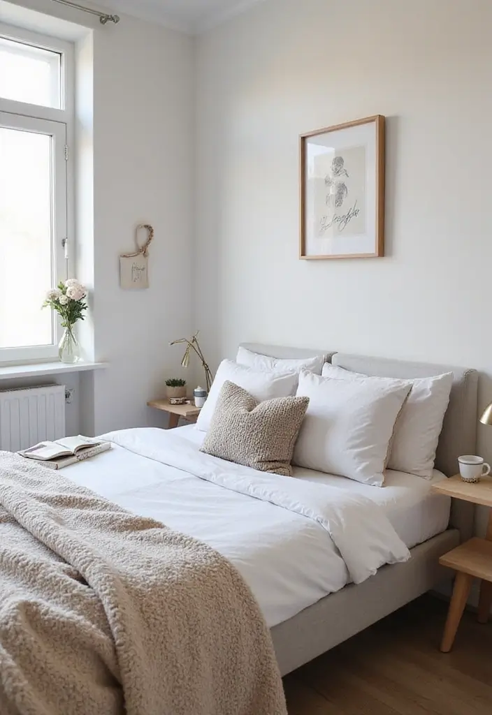 25 Small Bedroom Ideas for Men with a Sleek and Minimal Look 67 25 Small Bedroom Ideas for Men with a Sleek and Minimal Look - 11. Personal Touches with Accessories