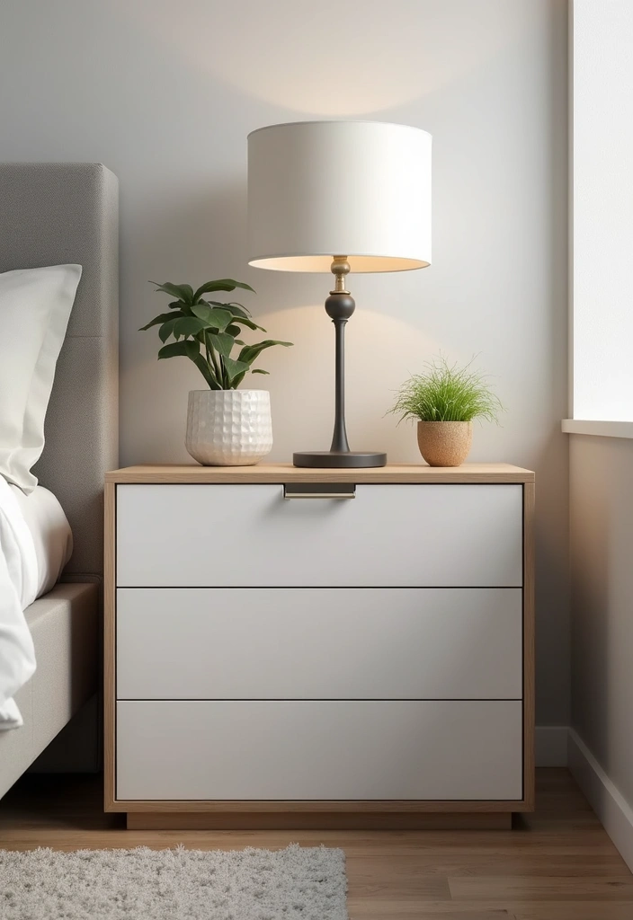 25 Small Bedroom Ideas for Men with a Sleek and Minimal Look 29 25 Small Bedroom Ideas for Men with a Sleek and Minimal Look - 5. Clutter-Free Nightstands