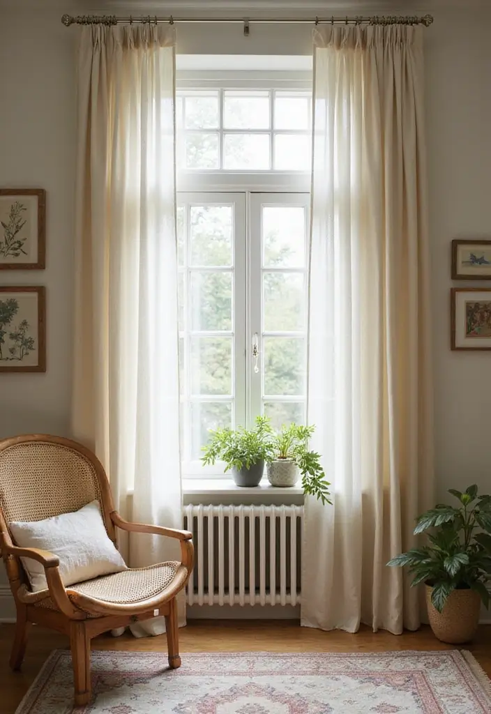 25 Small Guest Bedroom Ideas to Create a Cozy and Inviting Space 65 25 Small Guest Bedroom Ideas to Create a Cozy and Inviting Space - 13. Stylish Drapery