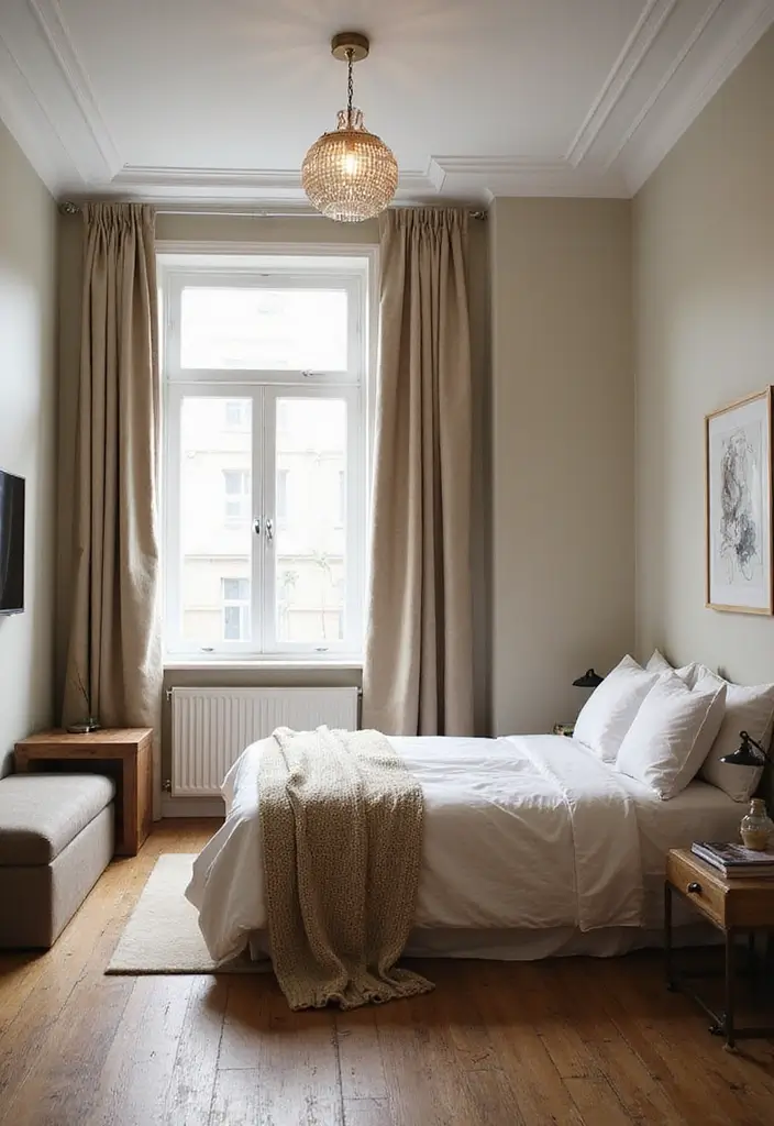 25 Small Guest Bedroom Ideas to Create a Cozy and Inviting Space 92 25 Small Guest Bedroom Ideas to Create a Cozy and Inviting Space - 18. Portable Room Dividers