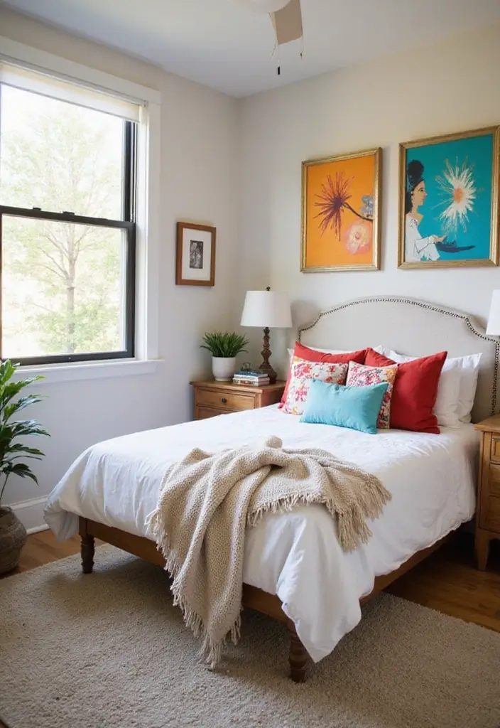 25 Small Guest Bedroom Ideas to Create a Cozy and Inviting Space 28 25 Small Guest Bedroom Ideas to Create a Cozy and Inviting Space - 6. Meaningful Decorative Accents