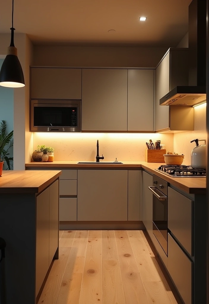 25 Small Kitchen Ideas That Make Tight Spaces Feel Bigger 149 25 Small Kitchen Ideas That Make Tight Spaces Feel Bigger - 23. Recessed Lighting