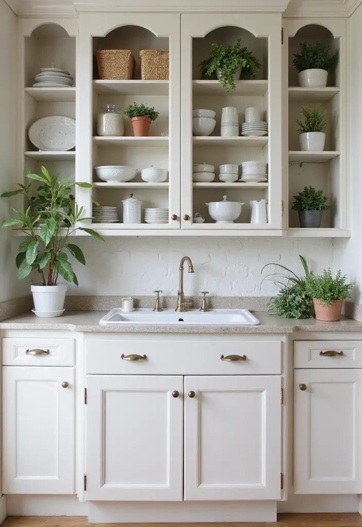 25 Small Kitchen Ideas That Make Tight Spaces Feel Bigger 15 25 Small Kitchen Ideas That Make Tight Spaces Feel Bigger - 3. Open Cabinets