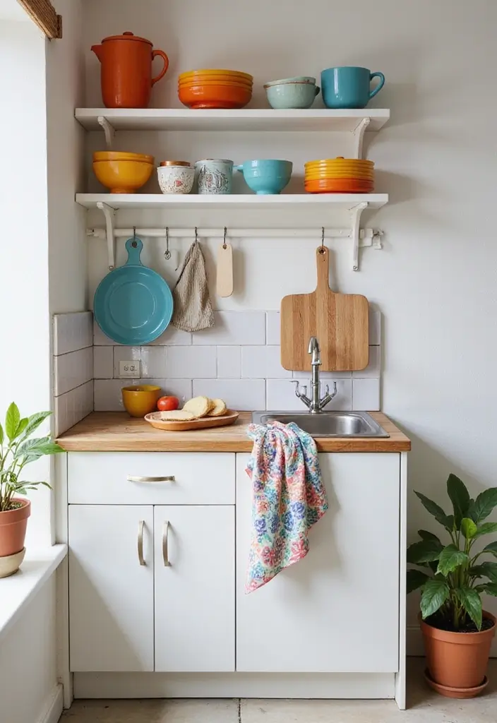 25 Small Modern Simple Kitchen Ideas for Everyday Living 62 25 Small Modern Simple Kitchen Ideas for Everyday Living - 10. Colorful Accents