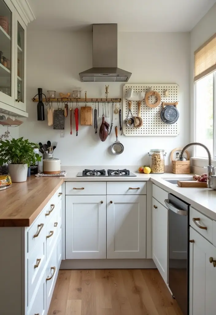 25 Small Modern Simple Kitchen Ideas for Everyday Living 74 25 Small Modern Simple Kitchen Ideas for Everyday Living - 12. Creative Use of Wall Space