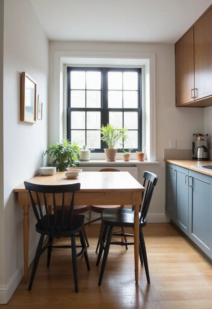 25 Small Modern Simple Kitchen Ideas for Everyday Living 96 25 Small Modern Simple Kitchen Ideas for Everyday Living - 16. Compact Dining Furniture