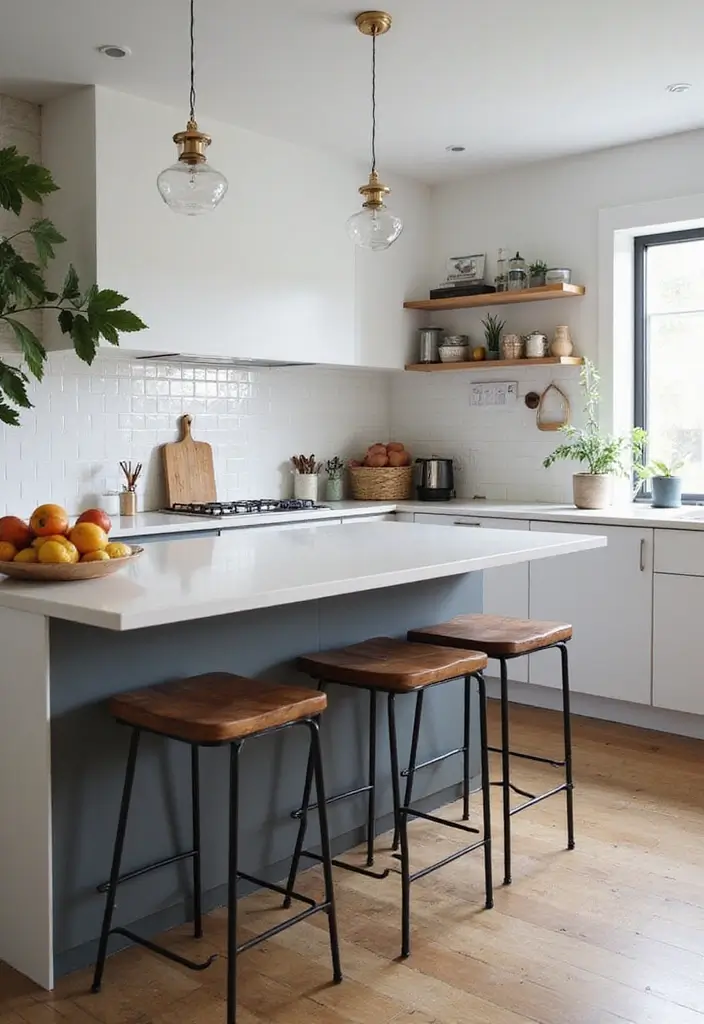 25 Small Modern Simple Kitchen Ideas for Everyday Living 8 25 Small Modern Simple Kitchen Ideas for Everyday Living - 2. Multi-Functional Furniture