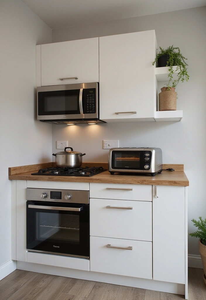 25 Small Modern Simple Kitchen Ideas for Everyday Living 36 25 Small Modern Simple Kitchen Ideas for Everyday Living - 6. Smart Appliance Choices