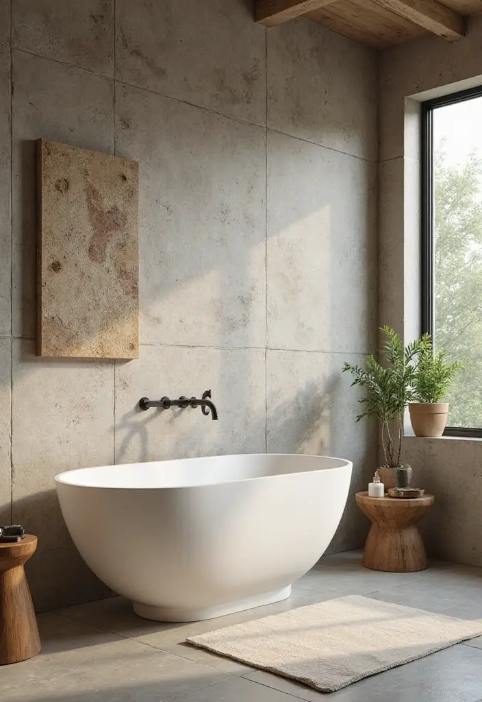 25 Stone Bathroom Ideas for a Spa Look That Feels Expensive 121 25 Stone Bathroom Ideas for a Spa Look That Feels Expensive - 21. Sustainable Stone Choices