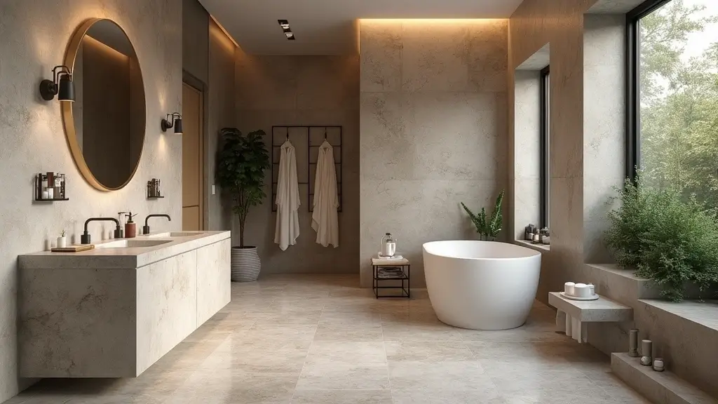 25 Stone Bathroom Ideas for a Spa Look That Feels Expensive