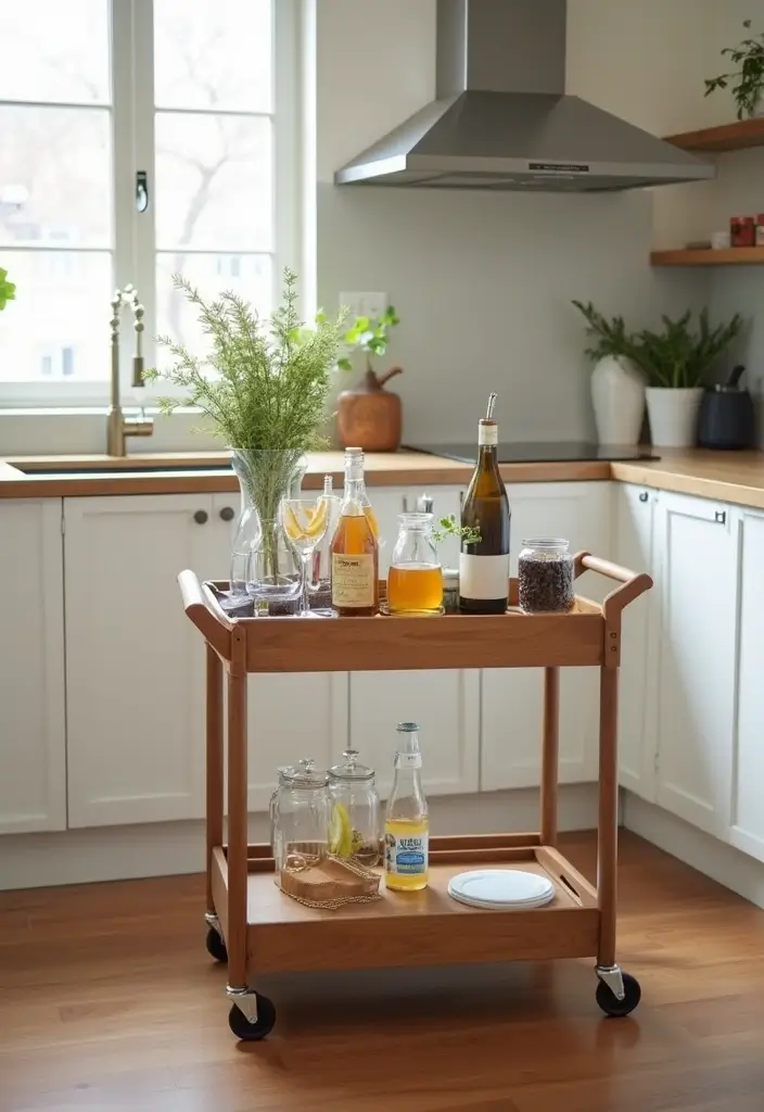 25 Tiny Home Storage Ideas to Maximize Every Inch of Space 69 25 Tiny Home Storage Ideas to Maximize Every Inch of Space - 13. Creative Use of Carts