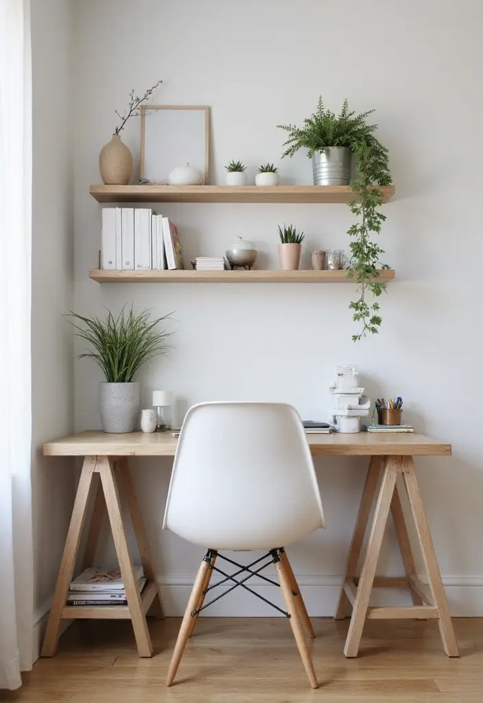 25 Tiny Home Storage Ideas to Maximize Every Inch of Space 106 25 Tiny Home Storage Ideas to Maximize Every Inch of Space - 20. Wall-mounted Desks