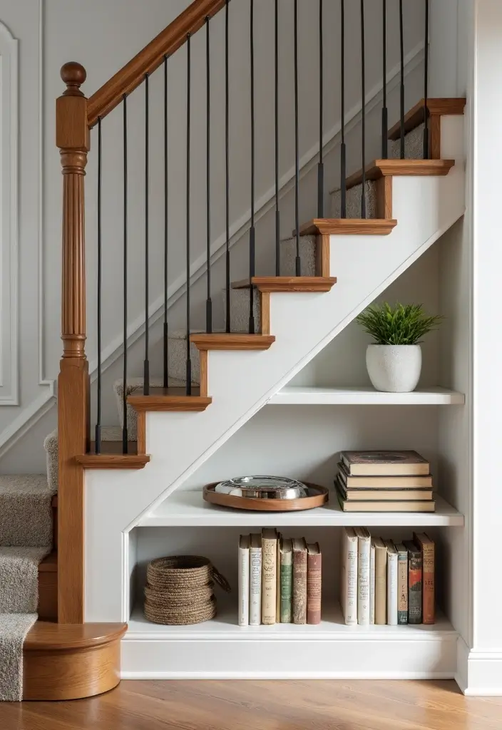 25 Tiny Home Storage Ideas to Maximize Every Inch of Space 125 25 Tiny Home Storage Ideas to Maximize Every Inch of Space - 23. Use Stair Treads for Open Storage