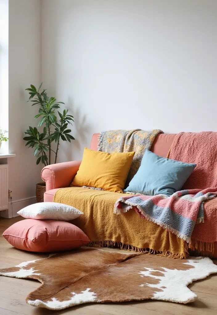 25 Western Bedroom Ideas with Rustic Cowboy Charm 15 25 Western Bedroom Ideas with Rustic Cowboy Charm - 3. Cowhide Rugs