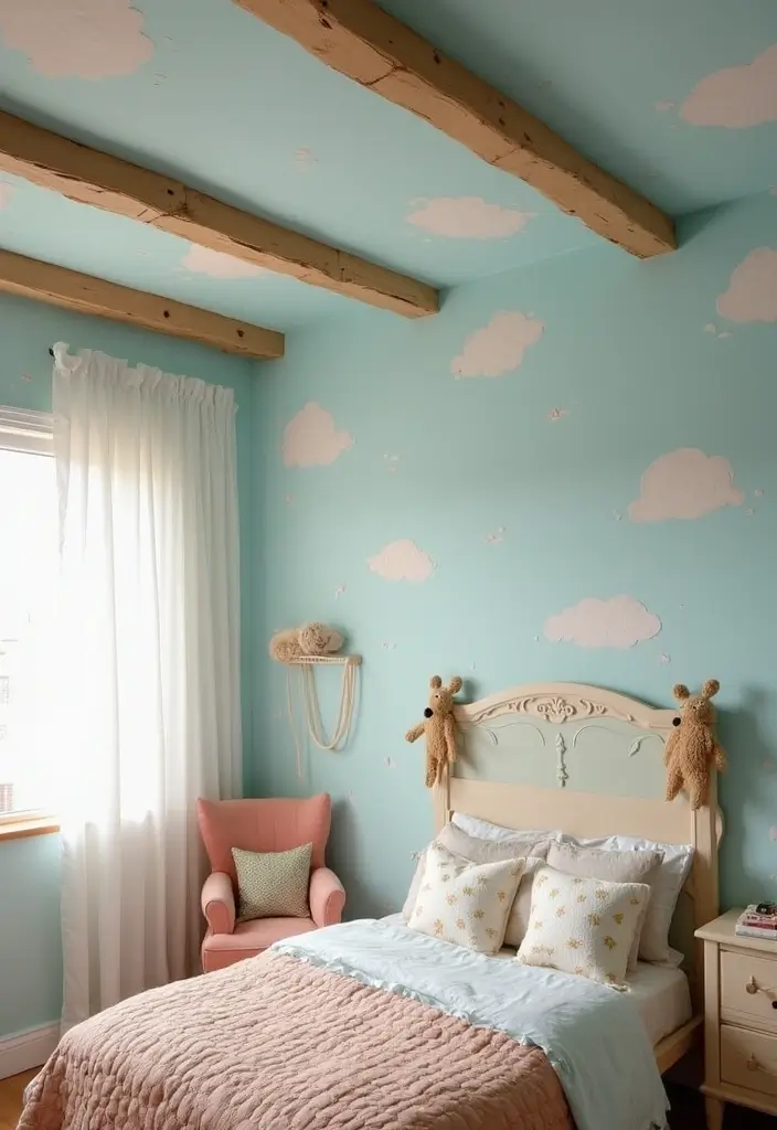 25 Western Bedroom Ideas with Rustic Cowboy Charm 46 25 Western Bedroom Ideas with Rustic Cowboy Charm - 8. Playful Ceiling Designs