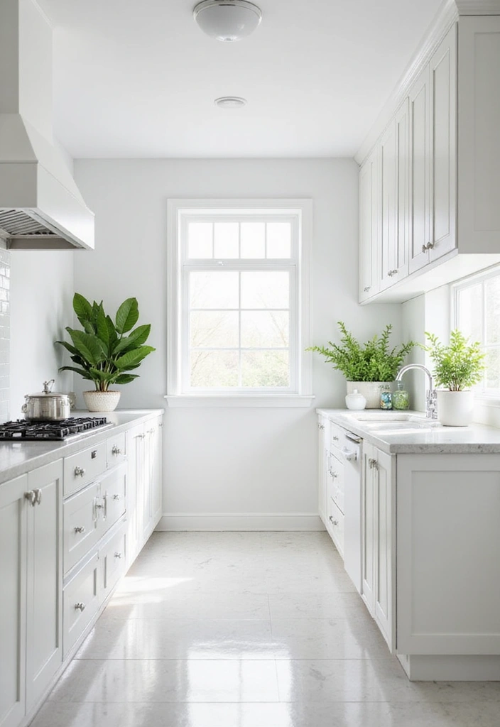25 White Kitchen Ideas For a Clean and Elegant Space 1 25 White Kitchen Ideas For a Clean and Elegant Space - 1. Classic All-White Kitchens