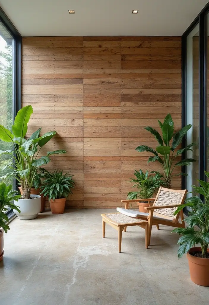 25 Wood Wall Ideas That Bring Natural Warmth Indoors 146 25 Wood Wall Ideas That Bring Natural Warmth Indoors - 22. Outdoor-Inspired Wood Walls