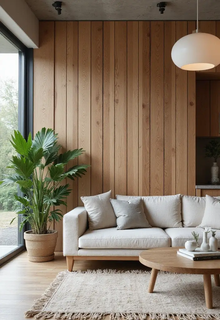 25 Wood Wall Ideas That Bring Natural Warmth Indoors 153 25 Wood Wall Ideas That Bring Natural Warmth Indoors - 23. Wood Wall Separators for Open Spaces