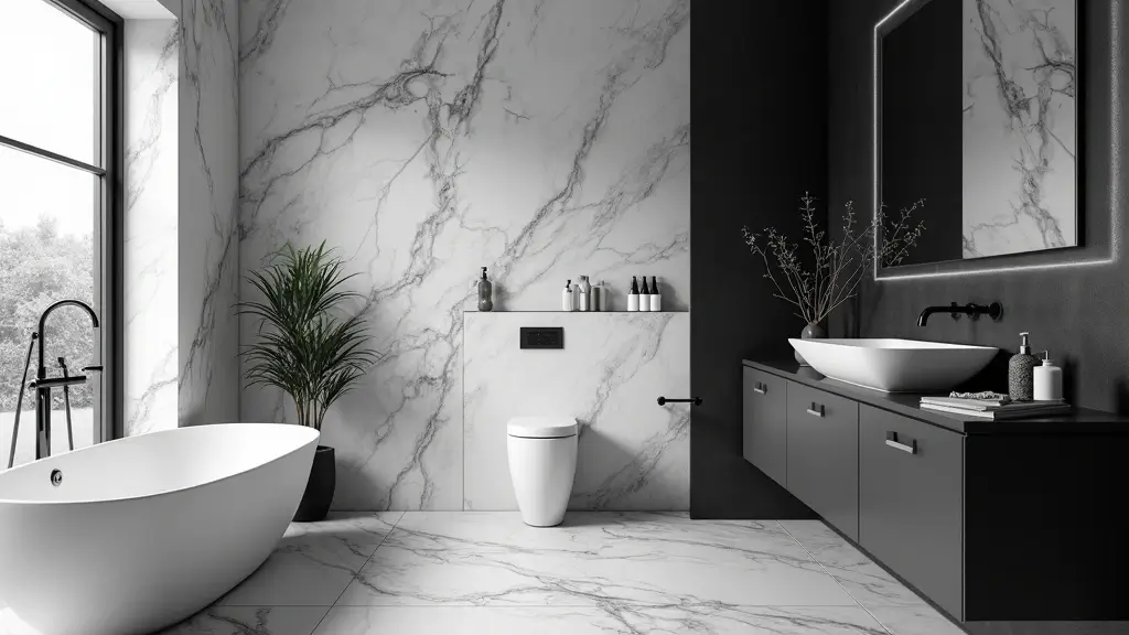 26 Black and White Bathroom Ideas That Never Go Out of Style