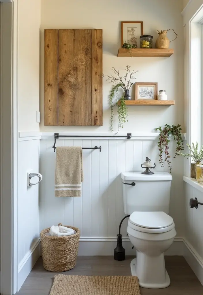 26 Boho Bathroom Ideas That Bring Effortless Charm and Warmth 41 26 Boho Bathroom Ideas That Bring Effortless Charm and Warmth - 7. DIY Bathroom Accents