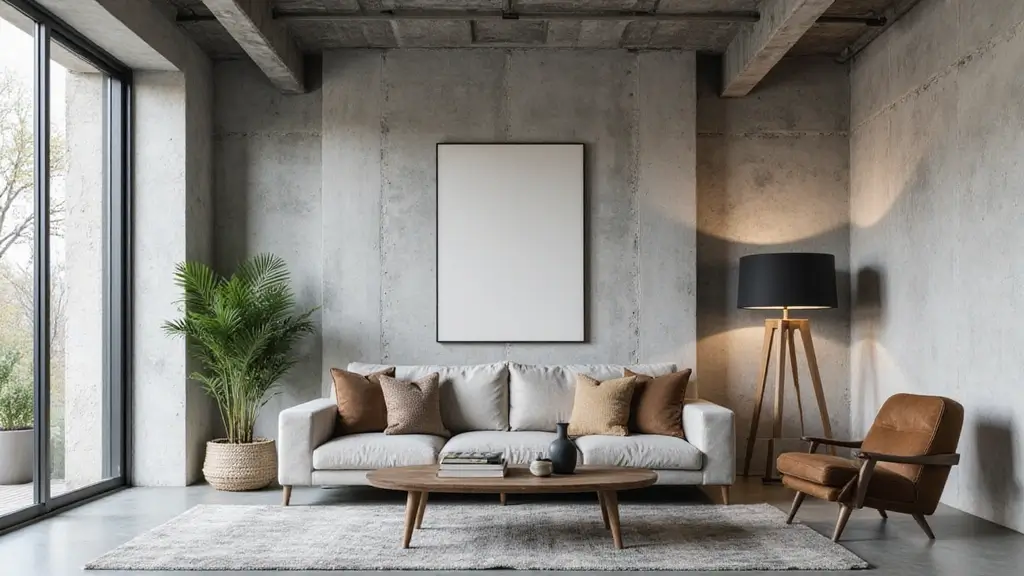26 Cement Wall Ideas for Modern Industrial Interiors