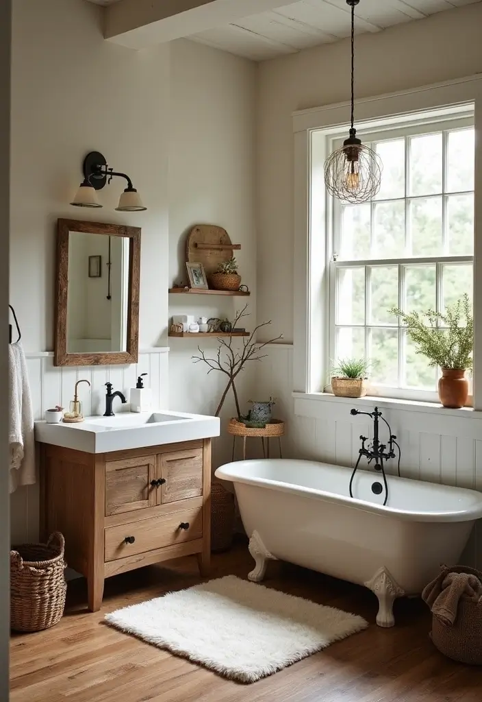 26 Farmhouse Bathroom Ideas With Warm Rustic Touches 183 26 Farmhouse Bathroom Ideas With Warm Rustic Touches - Conclusion