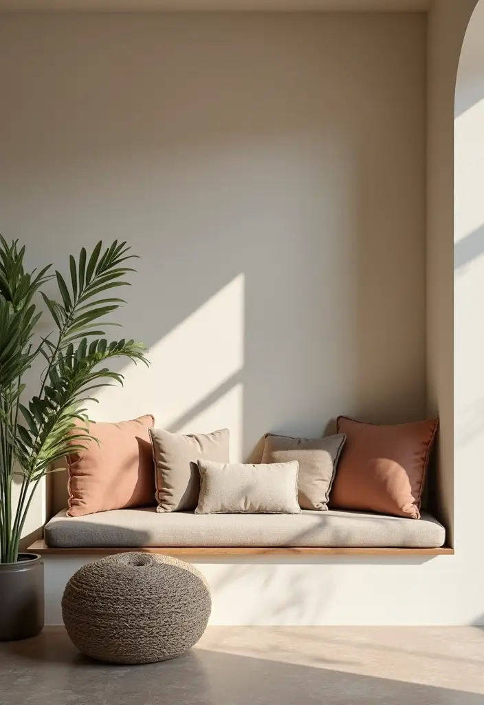26 Half Wall Ideas To Add Character And Depth To Any Room 8 26 Half Wall Ideas To Add Character And Depth To Any Room - 2. Half Wall with Built-in Seating
