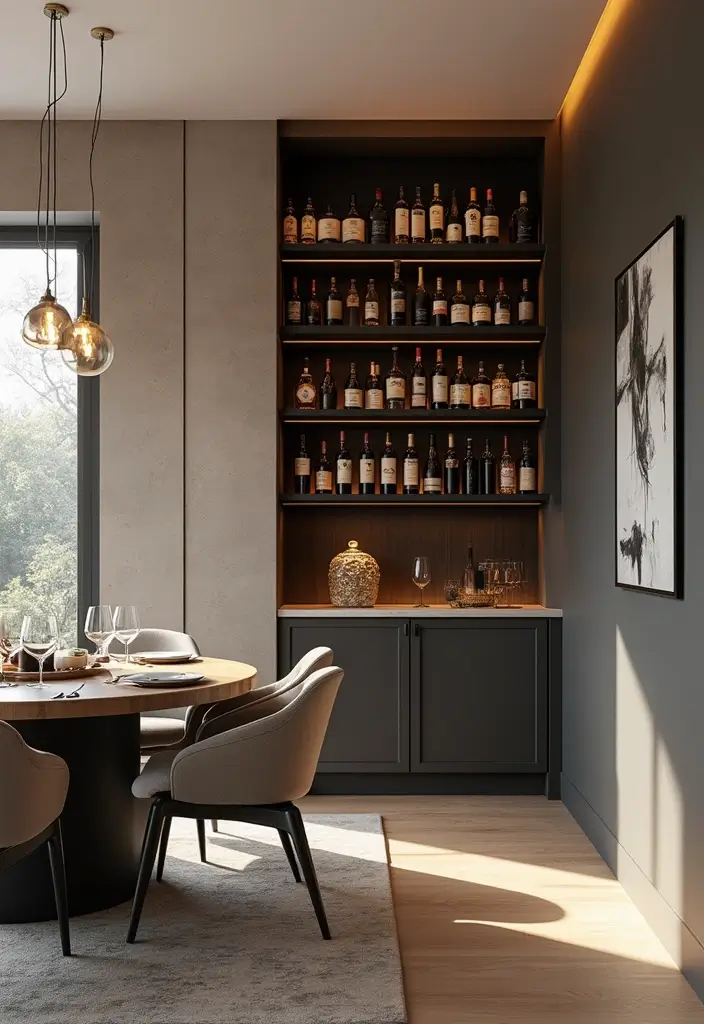 26 Half Wall Ideas To Add Character And Depth To Any Room 155 26 Half Wall Ideas To Add Character And Depth To Any Room - 23. Half Wall with a Wine Rack