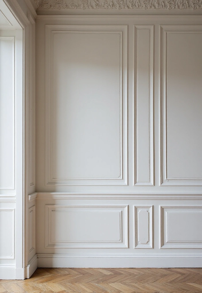 26 Half Wall Ideas To Add Character And Depth To Any Room 15 26 Half Wall Ideas To Add Character And Depth To Any Room - 3. Decorative Half Wall with Molding