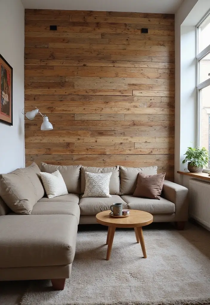 26 Half Wall Ideas To Add Character And Depth To Any Room 29 26 Half Wall Ideas To Add Character And Depth To Any Room - 5. Rustic Half Wall with Pallet Wood