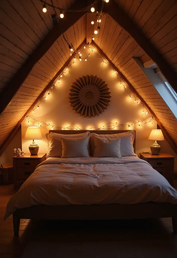 26 Loft Bedroom Ideas That Feel Modern and Relaxed 62 26 Loft Bedroom Ideas That Feel Modern and Relaxed - 10. Incorporate Soft Lighting