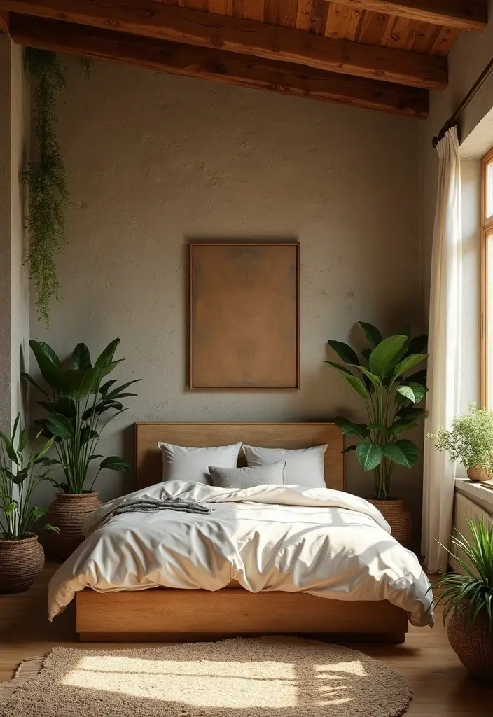 26 Loft Bedroom Ideas That Feel Modern and Relaxed 8 26 Loft Bedroom Ideas That Feel Modern and Relaxed - 2. Incorporate Natural Elements
