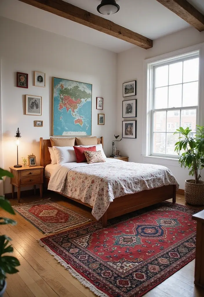 26 Loft Bedroom Ideas That Feel Modern and Relaxed 132 26 Loft Bedroom Ideas That Feel Modern and Relaxed - 20. Experiment with Patterns