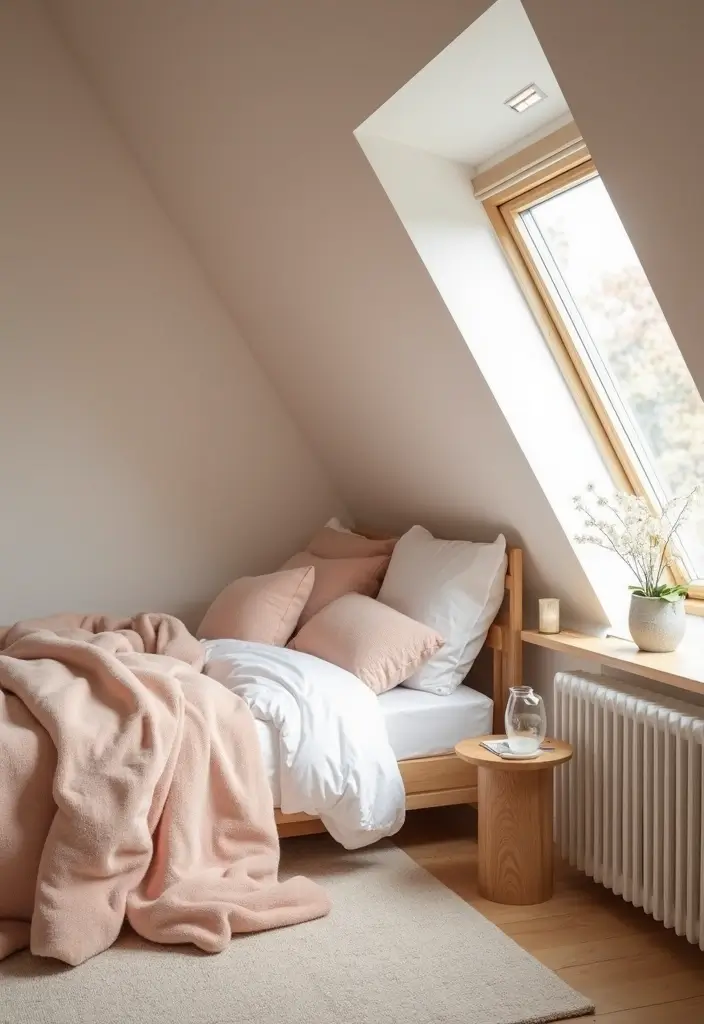 26 Loft Bedroom Ideas That Feel Modern and Relaxed 139 26 Loft Bedroom Ideas That Feel Modern and Relaxed - 21. Soft and Subtle Colors