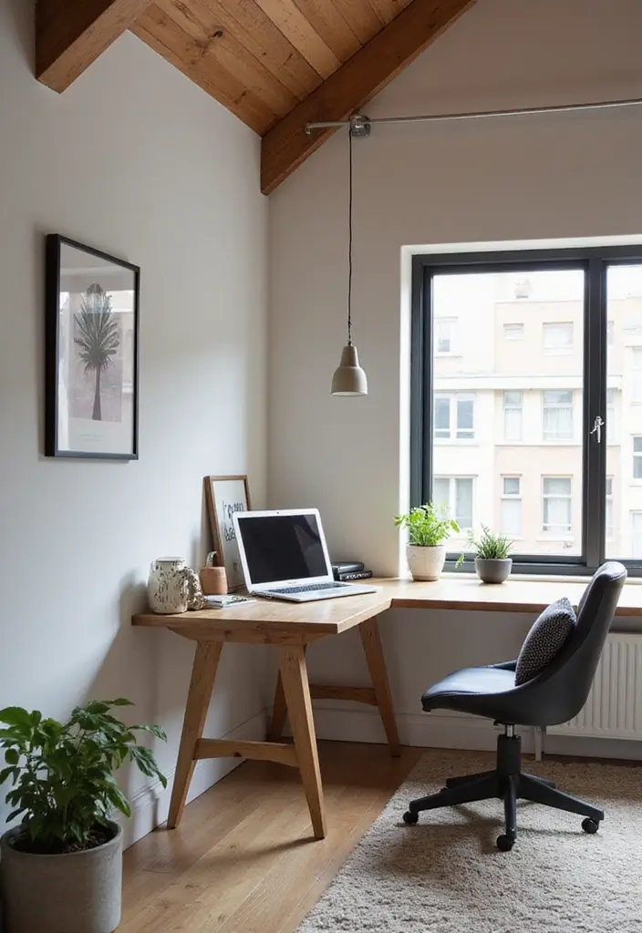 26 Loft Bedroom Ideas That Feel Modern and Relaxed 153 26 Loft Bedroom Ideas That Feel Modern and Relaxed - 23. Fun and Functional Desks