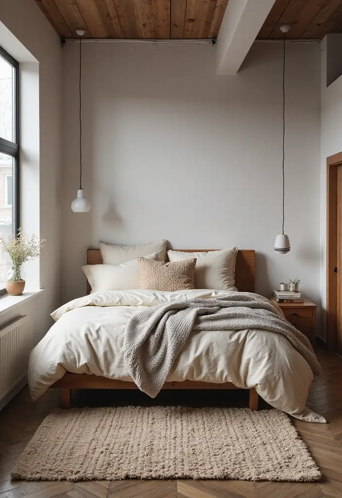 26 Loft Bedroom Ideas That Feel Modern and Relaxed 29 26 Loft Bedroom Ideas That Feel Modern and Relaxed - 5. Layer Textures