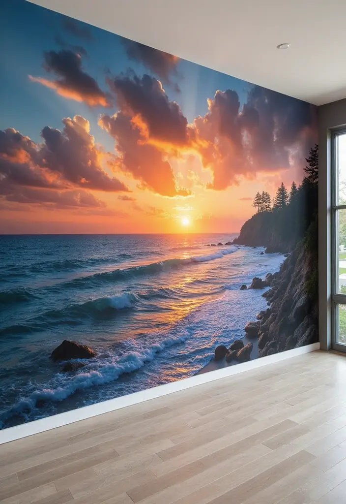 26 Painting On Wall Ideas To Add Personality And Color 116 26 Painting On Wall Ideas To Add Personality And Color - 18. Mural Landscapes