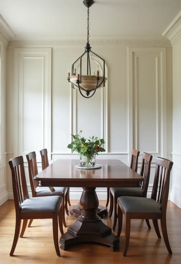 26 Pony Wall Ideas to Divide Spaces in Style 152 26 Pony Wall Ideas to Divide Spaces in Style - 22. Traditional Shaker-Style Pony Wall