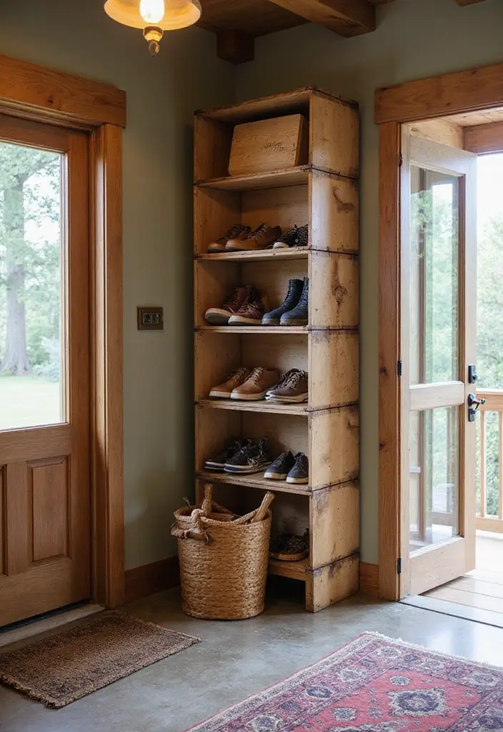 26 Shoe Storage Ideas To Keep Your Collection Neat and Displayed 97 26 Shoe Storage Ideas To Keep Your Collection Neat and Displayed - 15. Rustic Crate Storage