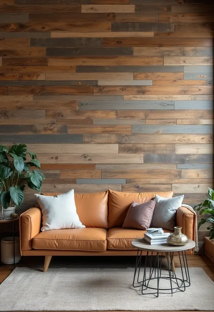 26 Simple Accent Wall Ideas That Make A Big Difference 1 26 Simple Accent Wall Ideas That Make A Big Difference - 1. Reclaimed Wood Wonders