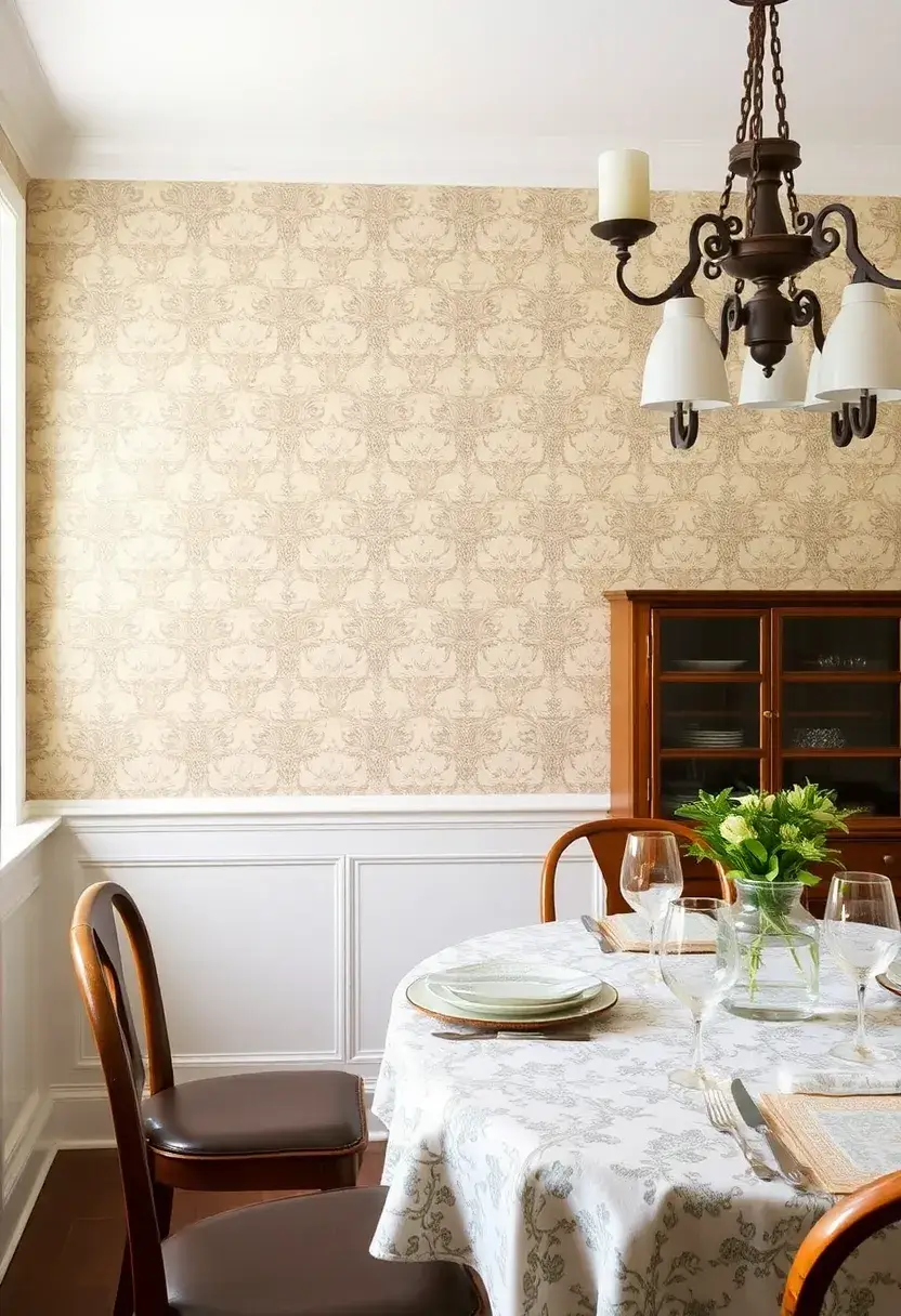 26 Simple Accent Wall Ideas That Make A Big Difference 99 26 Simple Accent Wall Ideas That Make A Big Difference - 15. Vintage Wallpaper